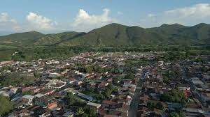 The town of Roldanillo in the Valle del Cauca, Colombia